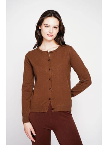 C& Jo Kardigan w kolorze jasnobrązowym