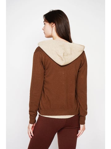 C& Jo Kardigan w kolorze jasnobrązowym