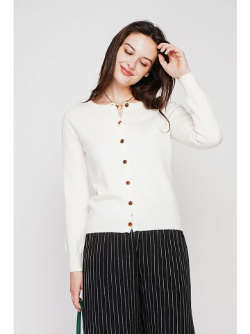 C& Jo Kardigan w kolorze białym