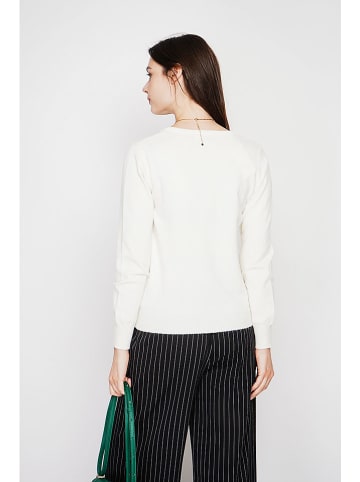 C& Jo Kardigan w kolorze białym