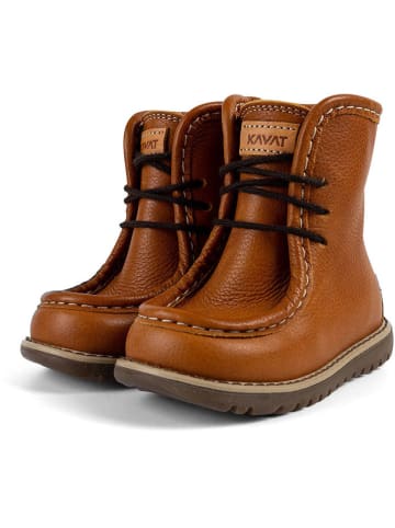 KAVAT Leder-Winterboots "Töre" in Hellbraun