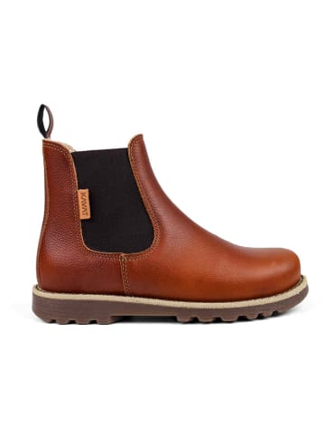 KAVAT Leren chelseaboots "Bodås" lichtbruin
