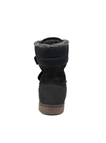 KAVAT Leder-Winterboots "Storhogna" in Schwarz