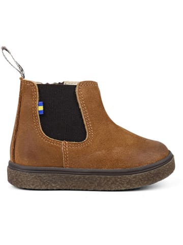 KAVAT Leren boots "Mariestad" lichtbruin