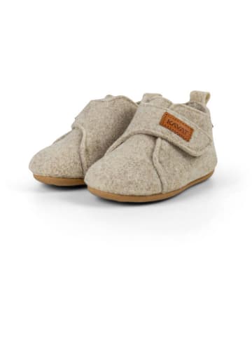 KAVAT Wollen pantoffels "Ulvshyttan" crème