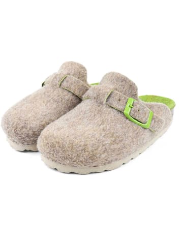 KAVAT Wollhausschuhe "Grythyttan" in Taupe