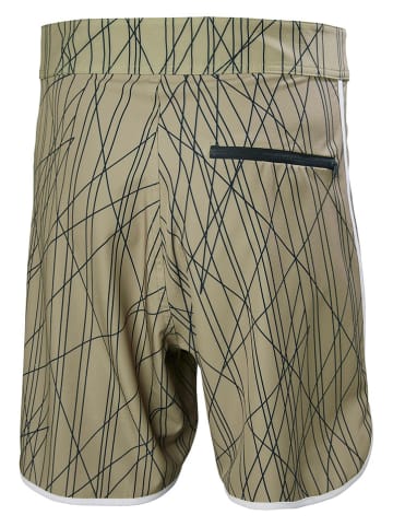 Helly Hansen Badeshorts "Curve Board" in Khaki/ Schwarz