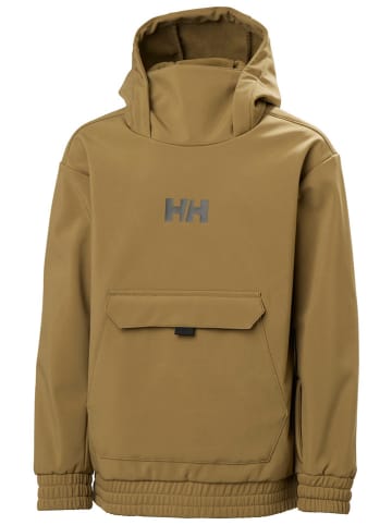 Helly Hansen Softshellhoodie "Powder" in Hellbraun