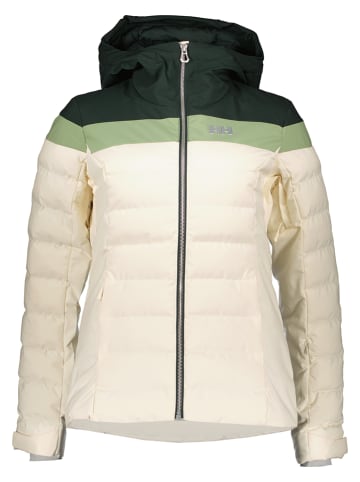 Helly Hansen Doorgestikte jas "Imperial" crème/groen