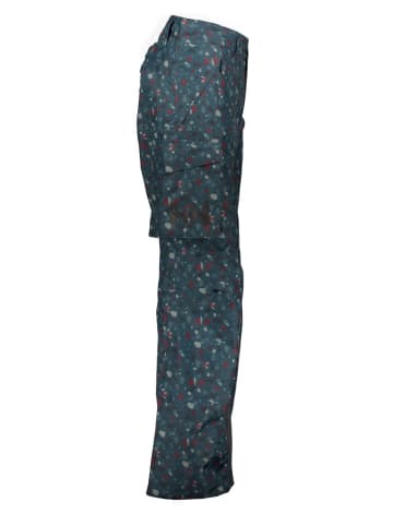 Helly Hansen Spodnie narciarskie "Ullr" w kolorze granatowym ze wzorem