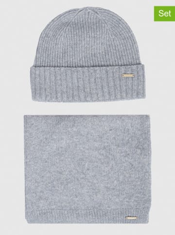 Woolrich 2-delige geschenkset lichtgrijs