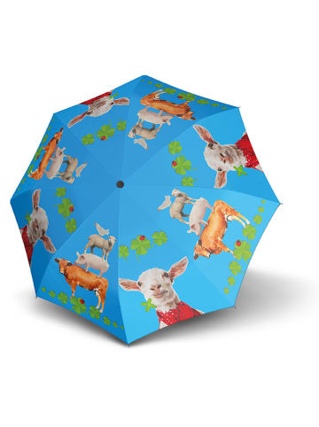 Doppler Stockschirm in Hellblau