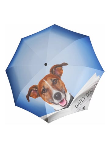 Doppler Stockschirm in Blau