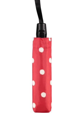Knirps Parasol "Knirps Fiber T21 Duomatic" w kolorze czerwono-białym