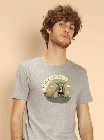 WOOOP Shirt "Yoda layheehoo" grijs