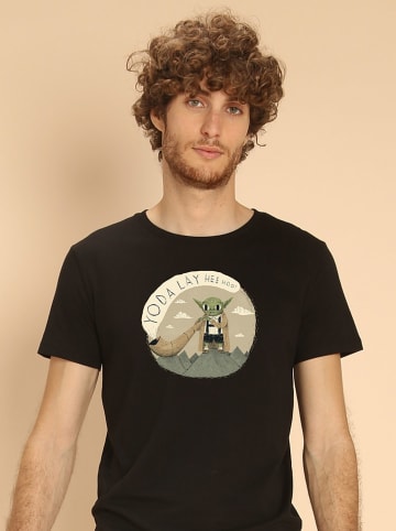WOOOP Shirt "Yoda Layheehoo" zwart