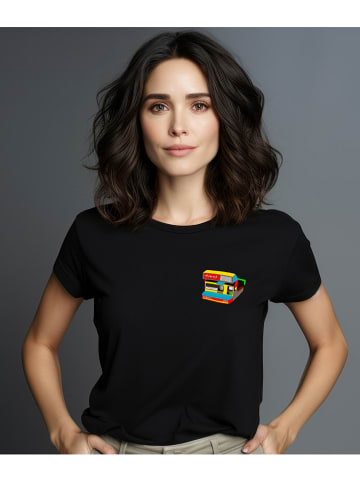 WOOOP Shirt "Captures great moments" in Schwarz