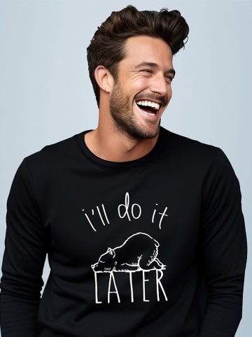 WOOOP Sweatshirt in Schwarz