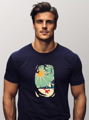 WOOOP Shirt donkerblauw