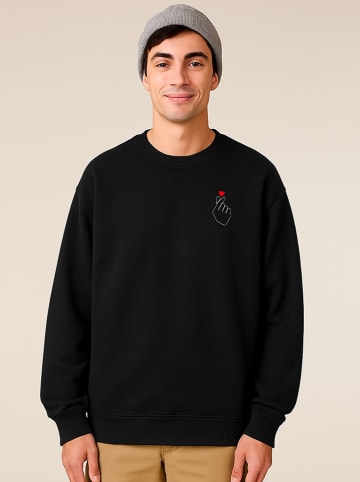 WOOOP Sweatshirt "K Love Cur" zwart