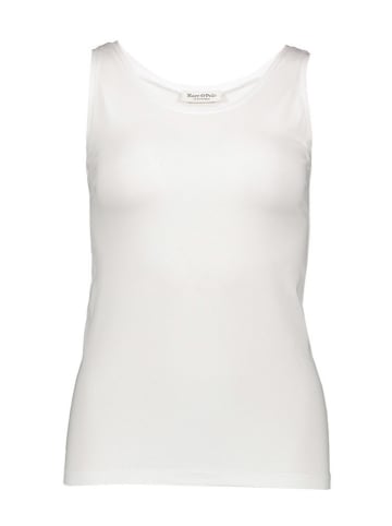 Marc O'Polo 2er-Set: Tops in Weiß/ Dunkelblau