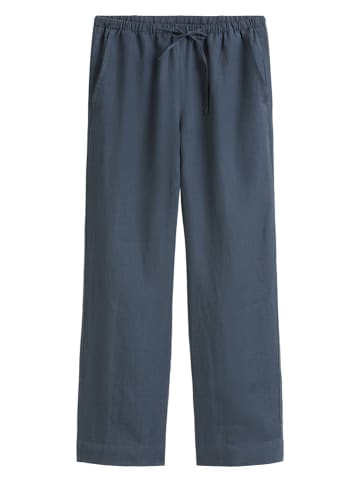 Marc O'Polo Leinen-Hose in Dunkelblau