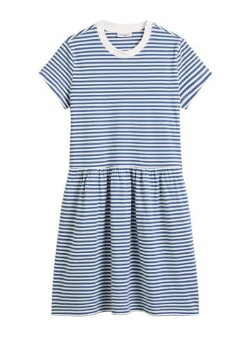 Marc O'Polo Kleid in Blau/ Weiß