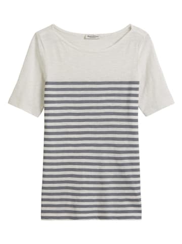 Marc O´Polo Shirt in Weiß/ Grau