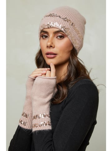 Soft Cashmere Rękawiczki w kolorze jasnoróżowym