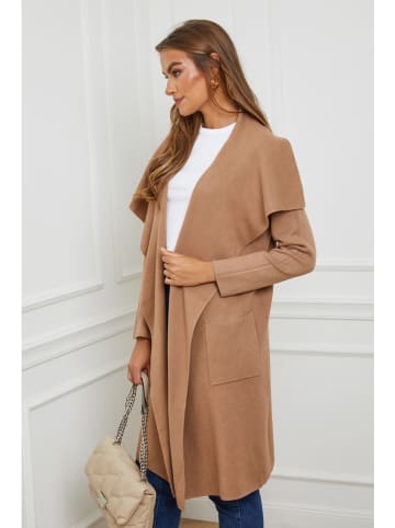 Soft Cashmere Vest lichtbruin