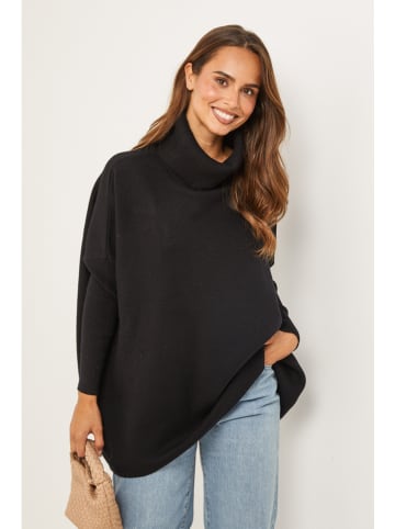 Soft Cashmere Rollkragenpullover in Schwarz