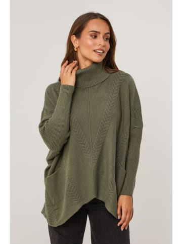 Soft Cashmere Golf w kolorze khaki