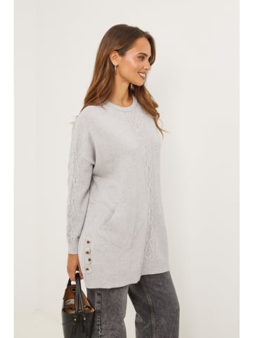 Soft Cashmere Pullover in Grau