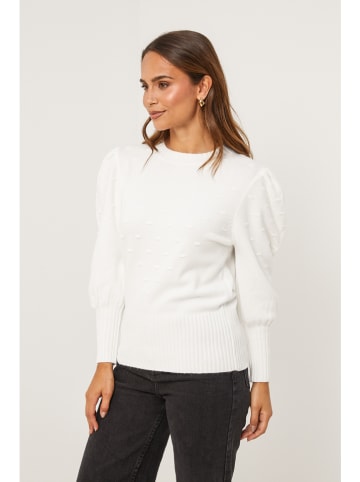 Soft Cashmere Pullover in Weiß