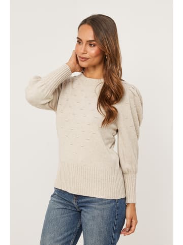 Soft Cashmere Pullover in Taupe