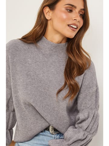 Soft Cashmere Pullover in Grau