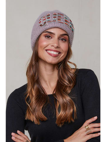 Soft Cashmere Mütze in Taupe