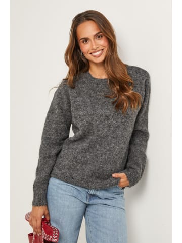 Soft Cashmere Trui antraciet