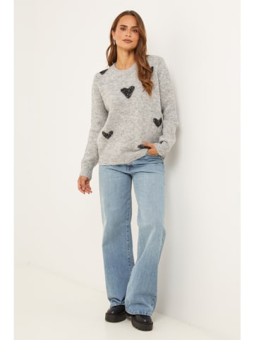 Soft Cashmere Trui lichtgrijs