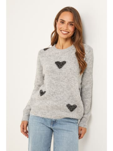 Soft Cashmere Trui lichtgrijs