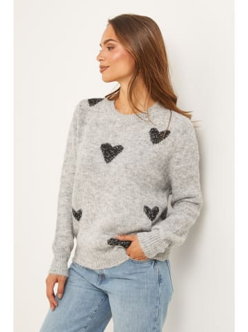 Soft Cashmere Trui lichtgrijs