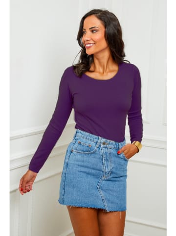 Soft Cashmere Sweter w kolorze fioletowym