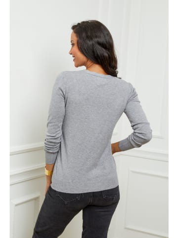 Soft Cashmere Vest grijs