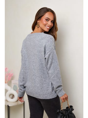 Soft Cashmere Trui grijs