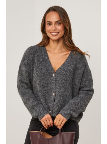 Soft Cashmere Vest donkergrijs