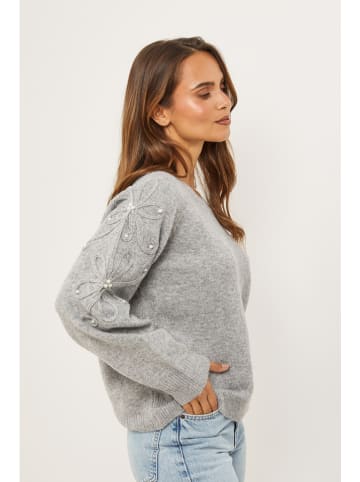Soft Cashmere Sweter w kolorze szarym