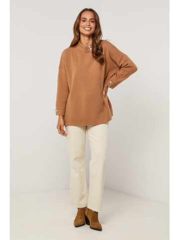 Soft Cashmere Trui lichtbruin