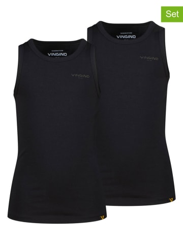 Vingino 2er Set: Tops in Schwarz