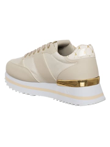 Patrizia Pepe Sneakers in Beige/ Gold