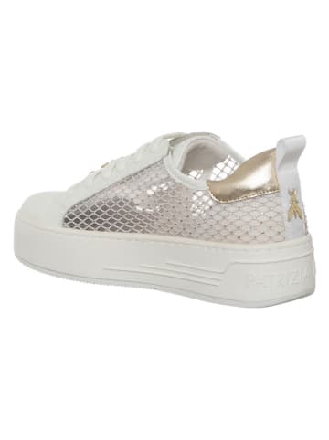 Patrizia Pepe Sneakersy w kolorze złoto-białym